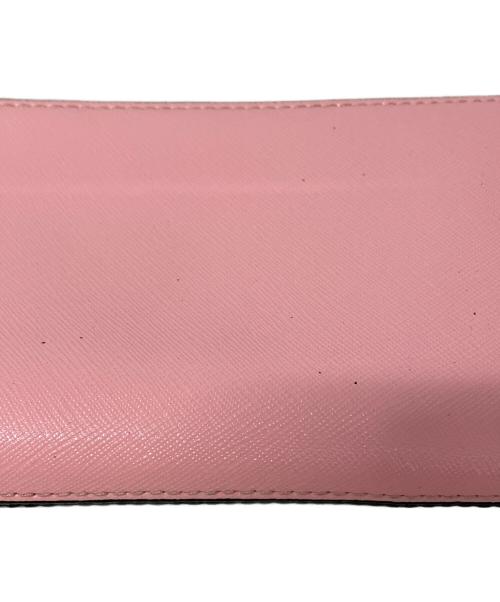 MARC JACOBS（マークジェイコブス）MARC JACOBS (マークジェイコブス) 長財布 ブラック×ピンクの古着・服飾アイテム