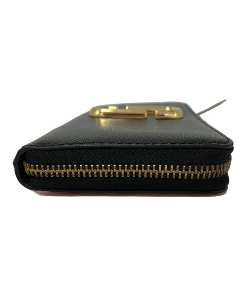 MARC JACOBS（マークジェイコブス）MARC JACOBS (マークジェイコブス) 長財布 ブラック×ピンクの古着・服飾アイテム