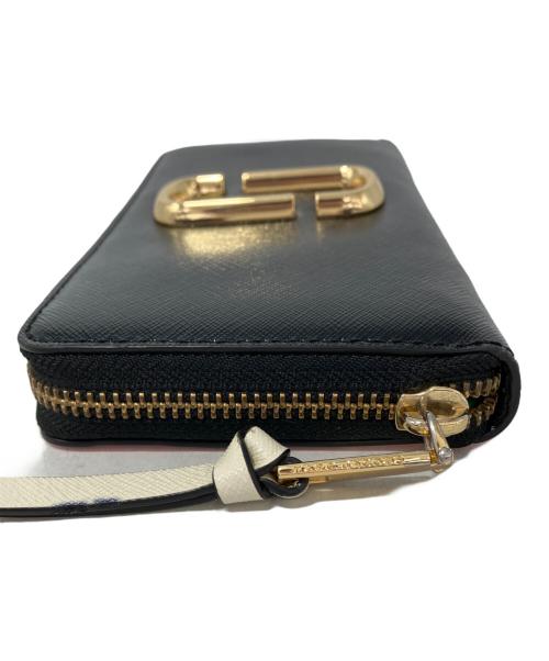 MARC JACOBS（マークジェイコブス）MARC JACOBS (マークジェイコブス) 長財布 ブラック×ピンクの古着・服飾アイテム