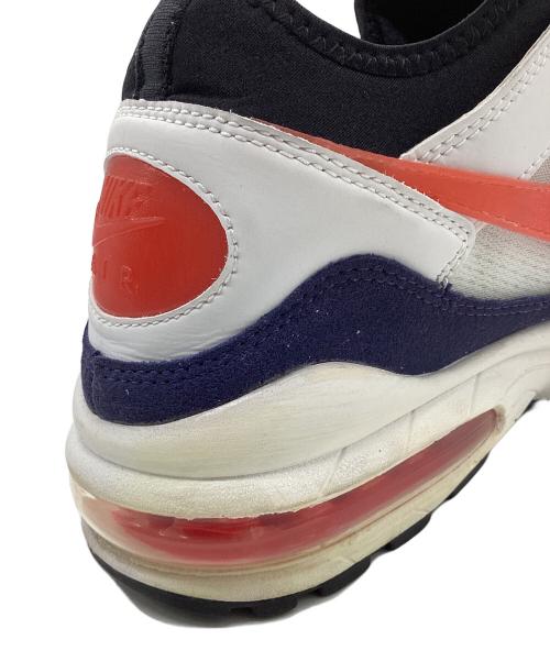 NIKE（ナイキ）NIKE (ナイキ) AIR MAX93 ホワイト×ネイビー サイズ:27.5cmの古着・服飾アイテム