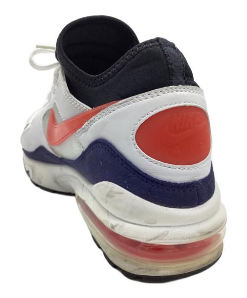 NIKE（ナイキ）NIKE (ナイキ) AIR MAX93 ホワイト×ネイビー サイズ:27.5cmの古着・服飾アイテム