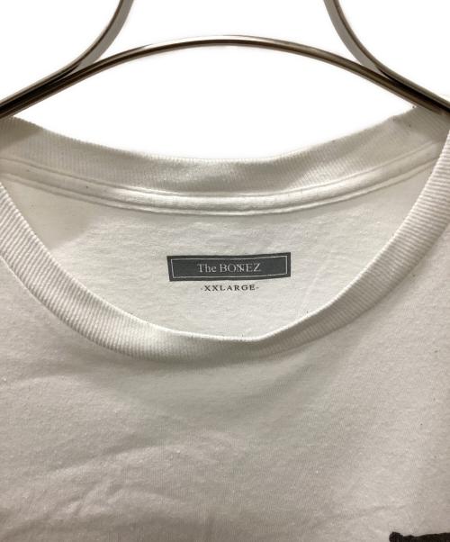 THE BONEZ（ザボーンズ）THE BONEZ (ザボーンズ) 長袖カットソー ホワイト サイズ:XLARGEの古着・服飾アイテム