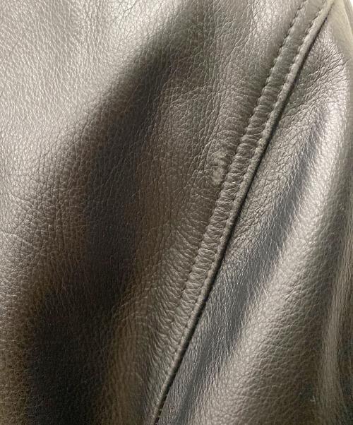 FILED SHEER（フィールドシアー）FILED SHEER (フィールドシアー) レザージャケット ブラック サイズ:Lの古着・服飾アイテム