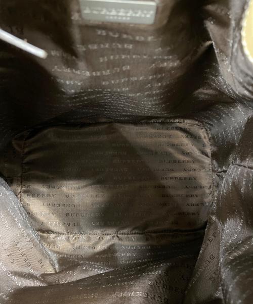 BURBERRY LONDON（バーバリーロンドン）BURBERRY LONDON (バーバリーロンドン) ノバチェック柄巾着ショルダーバッグ ベージュの古着・服飾アイテム