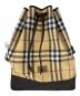 BURBERRY LONDON（バーバリーロンドン）の古着「ノバチェック柄巾着ショルダーバッグ」｜ベージュ