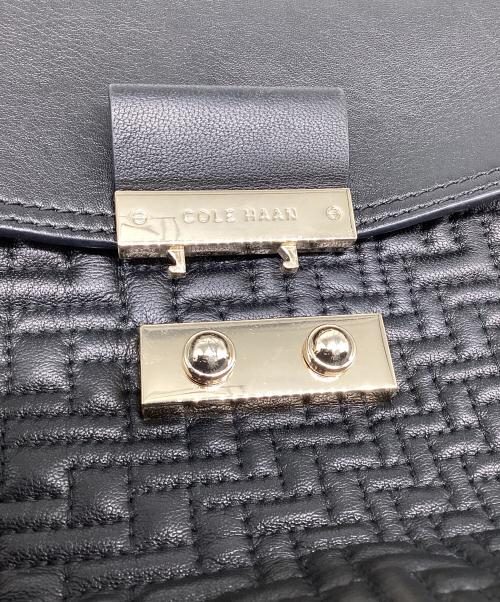 COLE HAAN（コールハーン）COLE HAAN (コールハーン) ロックキルトサッチェル ブラックの古着・服飾アイテム