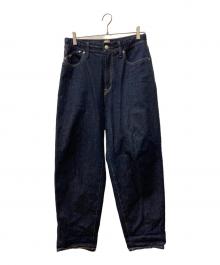 YANUK（ヤヌーク）の古着「バルーンデニムパンツ」｜インディゴ