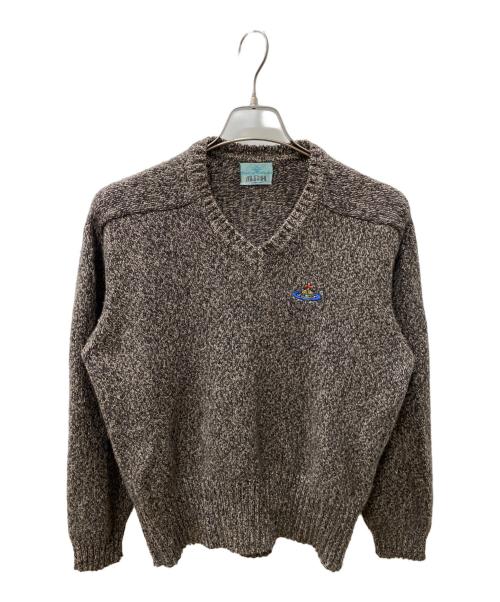 Vivienne Westwood man（ヴィヴィアン ウェストウッド マン）Vivienne Westwood man (ヴィヴィアン ウェストウッド マン) 厚手ニット ブラウン サイズ:Sの古着・服飾アイテム