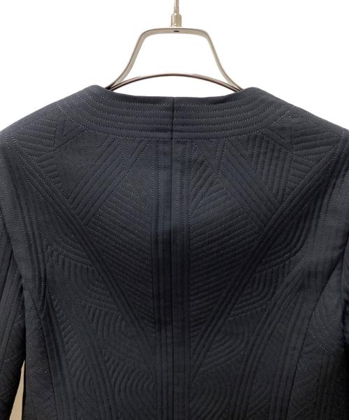 RALPH LAUREN（ラルフローレン）RALPH LAUREN (ラルフローレン) ノーカラージャケット ブラック サイズ:4の古着・服飾アイテム