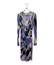 Emilio Pucci（エミリオ プッチ）の古着「長袖ワンピース」｜マルチカラー