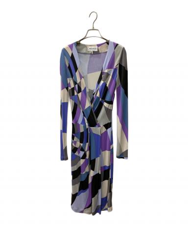 エミリオプッチ　EMILIO PUCCI ワンピース　長袖 中古・古着通販】Emilio Pucci (エミリオ プッチ) 長袖ワンピース