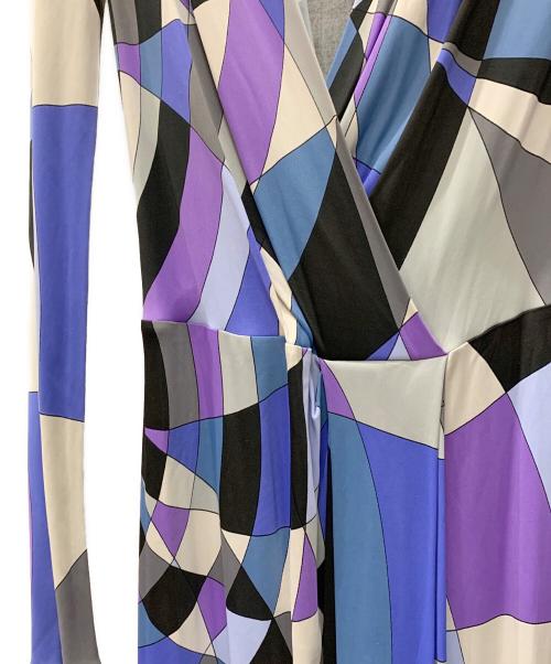 Emilio Pucci（エミリオ プッチ）Emilio Pucci (エミリオ プッチ) 長袖ワンピース マルチカラー サイズ:40の古着・服飾アイテム