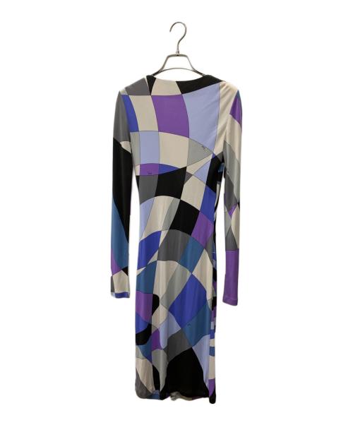 Emilio Pucci（エミリオ プッチ）Emilio Pucci (エミリオ プッチ) 長袖ワンピース マルチカラー サイズ:40の古着・服飾アイテム