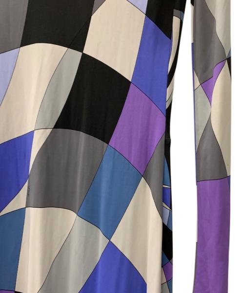 Emilio Pucci（エミリオ プッチ）Emilio Pucci (エミリオ プッチ) 長袖ワンピース マルチカラー サイズ:40の古着・服飾アイテム