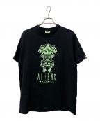 A BATHING APE×ALIENSアベイシングエイプ×エイリアンズ）の古着「Tシャツ」｜ブラック