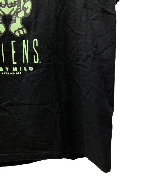 A BATHING APE（アベイシングエイプ）A BATHING APE (アベイシングエイプ) ALIENS (エイリアンズ) Tシャツ ブラック サイズ:XLの古着・服飾アイテム