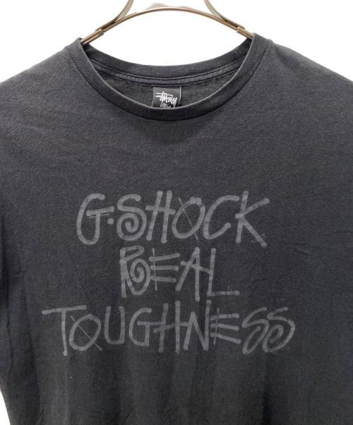 stussy（ステューシー）stussy (ステューシー) G-SHOCK (ジーショック) Tシャツ ブラック サイズ:Lの古着・服飾アイテム