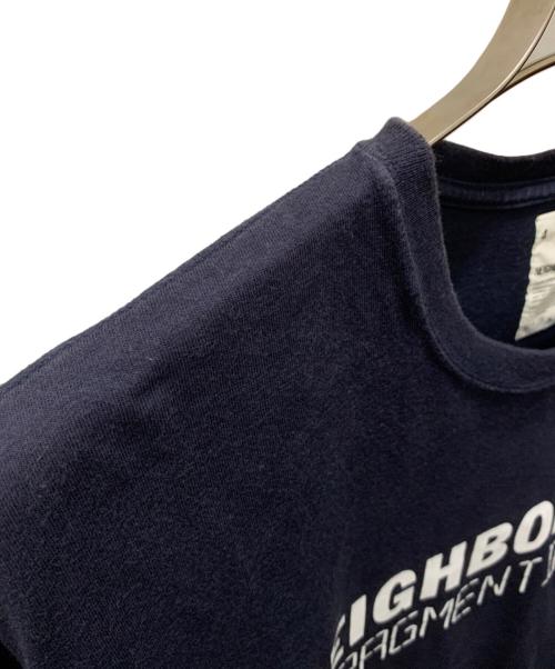 NEIGHBORHOOD（ネイバーフッド）NEIGHBORHOOD (ネイバーフッド) FRAGMENT DESIGN (フラグメントデザイン) Tシャツ ネイビー サイズ:4の古着・服飾アイテム
