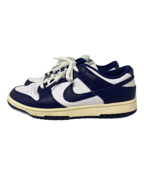 NIKE（ナイキ）NIKE (ナイキ) Nike Dunk Low ネイビー×ホワイト サイズ:27cmの古着・服飾アイテム