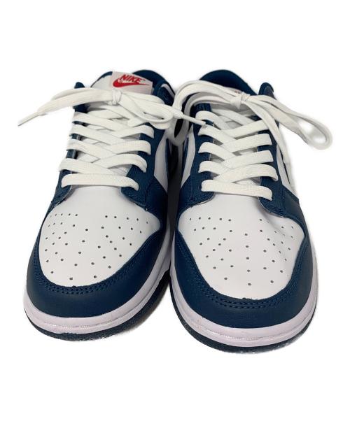 NIKE（ナイキ）NIKE (ナイキ) Nike Women's Dunk Low ホワイト×ネイビー サイズ:27.5cmの古着・服飾アイテム