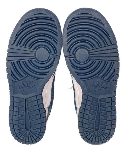 NIKE（ナイキ）NIKE (ナイキ) Nike Women's Dunk Low ホワイト×ネイビー サイズ:27.5cmの古着・服飾アイテム