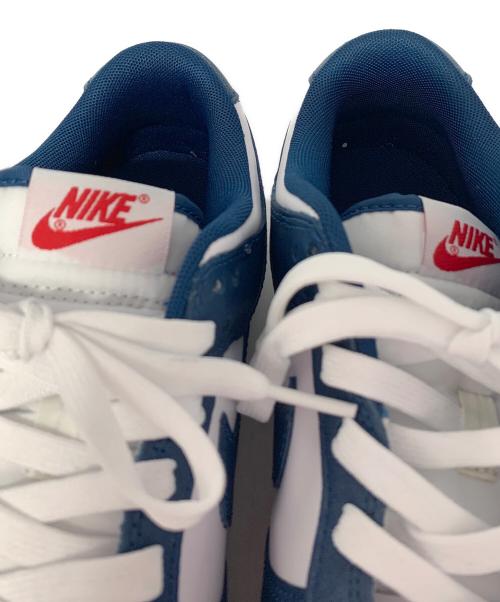 NIKE（ナイキ）NIKE (ナイキ) Nike Women's Dunk Low ホワイト×ネイビー サイズ:27.5cmの古着・服飾アイテム