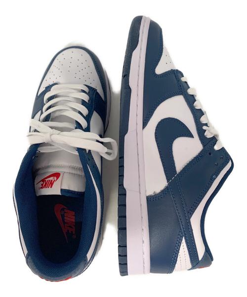 NIKE（ナイキ）NIKE (ナイキ) Nike Women's Dunk Low ホワイト×ネイビー サイズ:27.5cmの古着・服飾アイテム