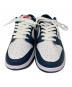 NIKE (ナイキ) Nike Women's Dunk Low ホワイト×ネイビー サイズ:27.5cm：5000円