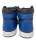 中古・古着 NIKE (ナイキ) Nike Air Jordan 1 Retro High OG ブルー×ブラック サイズ:27cm：10000円