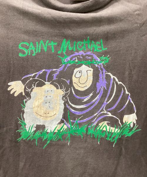 SAINT MICHAEL（セントマイケル）SAINT MICHAEL (セントマイケル) 長袖カットソー ブラウン サイズ:Lの古着・服飾アイテム