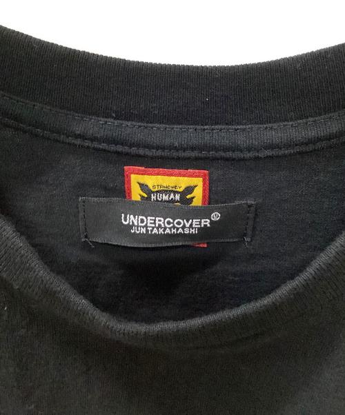 UNDERCOVER（アンダーカバー）UNDERCOVER (アンダーカバー) HUMAN MADE (ヒューマンメイド) 半袖カットソー ブラック サイズ:Mの古着・服飾アイテム