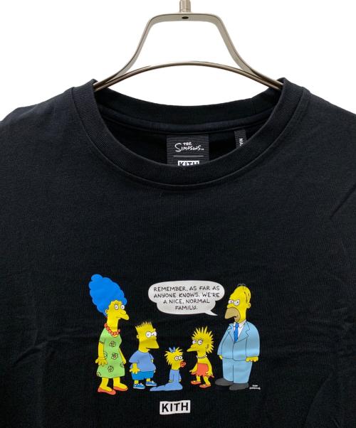 thesimpsons（ザシンプソンズ）thesimpsons (ザシンプソンズ) KITH (キス) 半袖カットソー ブラック サイズ:Mの古着・服飾アイテム