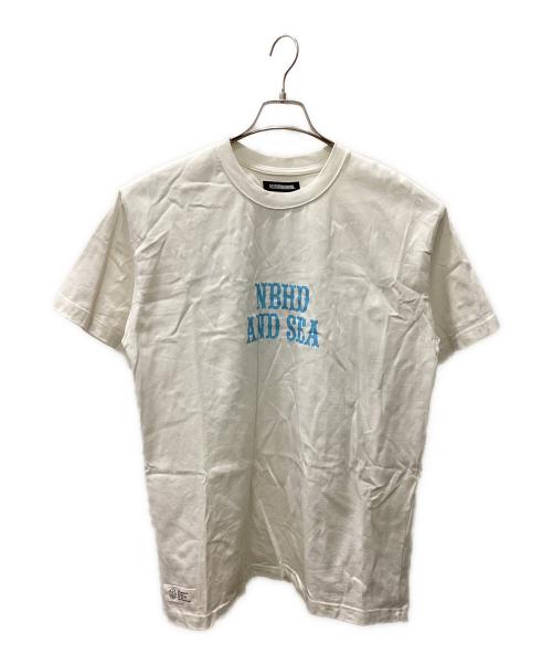 NEIGHBORHOOD（ネイバーフッド）NEIGHBORHOOD (ネイバーフッド) WIND AND SEA (ウィンダンシー) 半袖カットソー ホワイト サイズ:Lの古着・服飾アイテム