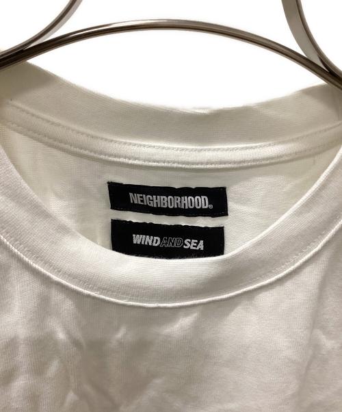 NEIGHBORHOOD（ネイバーフッド）NEIGHBORHOOD (ネイバーフッド) WIND AND SEA (ウィンダンシー) 半袖カットソー ホワイト サイズ:Lの古着・服飾アイテム