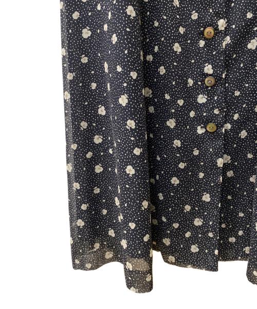 Burberry's（バーバリーズ）Burberry's (バーバリーズ) 半袖ワンピース ネイビー サイズ:11の古着・服飾アイテム