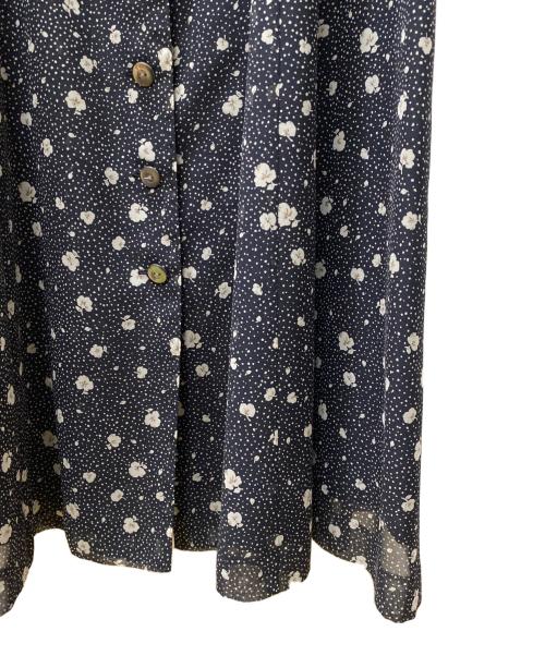 Burberry's（バーバリーズ）Burberry's (バーバリーズ) 半袖ワンピース ネイビー サイズ:11の古着・服飾アイテム