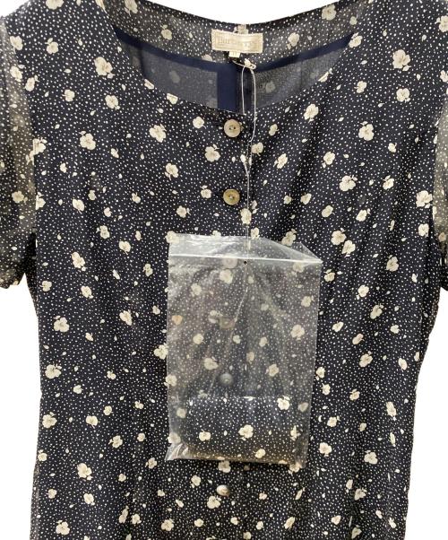 Burberry's（バーバリーズ）Burberry's (バーバリーズ) 半袖ワンピース ネイビー サイズ:11の古着・服飾アイテム