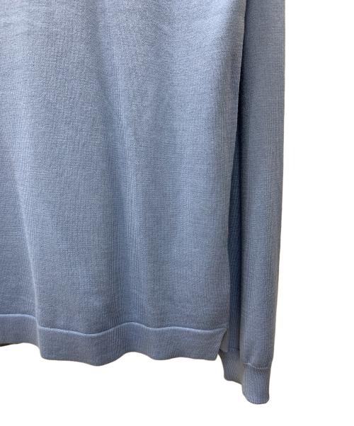 GRAN SASSO（グランサッソ）GRAN SASSO (グランサッソ) 薄手ニット ブルー サイズ:48 未使用品の古着・服飾アイテム