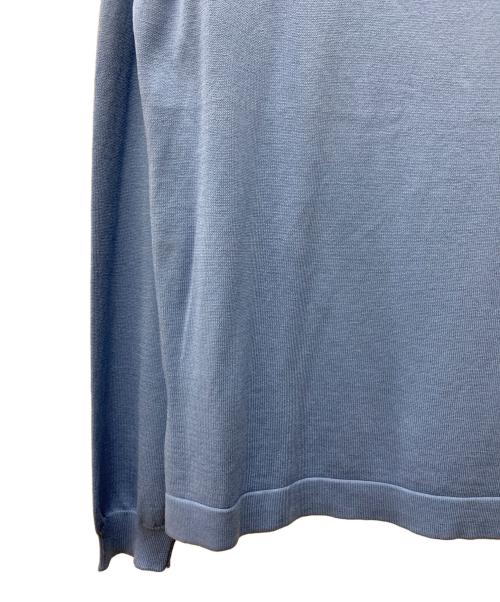 GRAN SASSO（グランサッソ）GRAN SASSO (グランサッソ) 薄手ニット ブルー サイズ:48 未使用品の古着・服飾アイテム