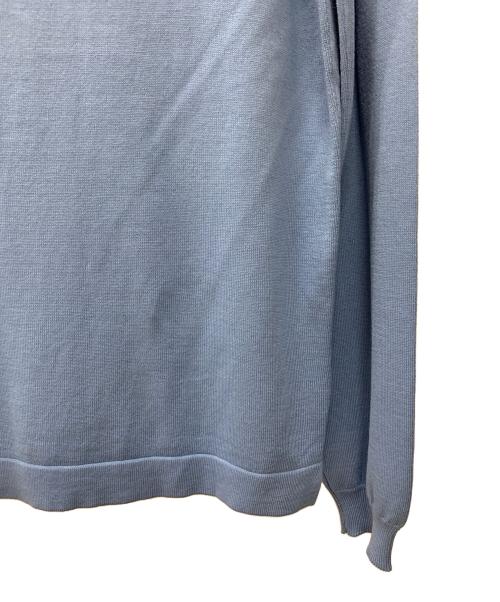 GRAN SASSO（グランサッソ）GRAN SASSO (グランサッソ) 薄手ニット ブルー サイズ:48 未使用品の古着・服飾アイテム