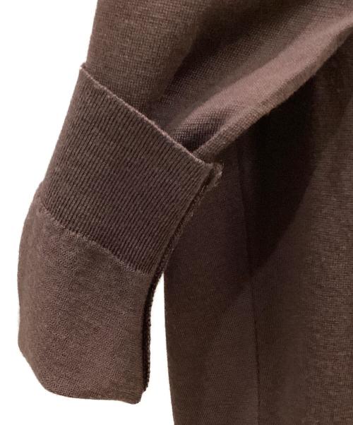 JOHN SMEDLEY（ジョンスメドレー）JOHN SMEDLEY (ジョンスメドレー) 薄手ニット ブラウン サイズ:Mの古着・服飾アイテム