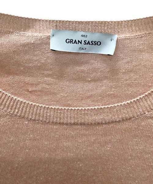 GRAN SASSO（グランサッソ）GRAN SASSO (グランサッソ) 薄手ニット ピンク サイズ:50の古着・服飾アイテム