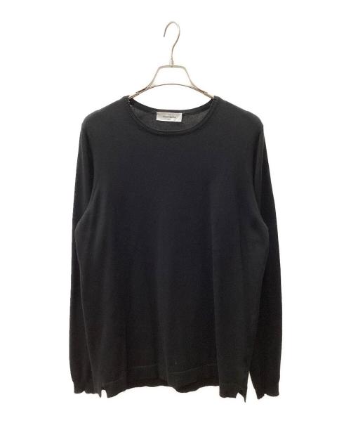 GRAN SASSO（グランサッソ）GRAN SASSO (グランサッソ) 薄手ニット ブラック サイズ:50の古着・服飾アイテム