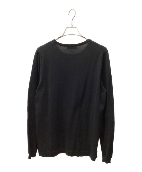 GRAN SASSO（グランサッソ）GRAN SASSO (グランサッソ) 薄手ニット ブラック サイズ:50の古着・服飾アイテム