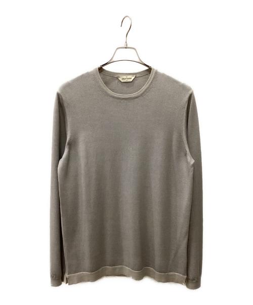 GRAN SASSO（グランサッソ）GRAN SASSO (グランサッソ) 薄手ニット グレー サイズ:50の古着・服飾アイテム