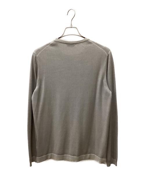 GRAN SASSO（グランサッソ）GRAN SASSO (グランサッソ) 薄手ニット グレー サイズ:50の古着・服飾アイテム