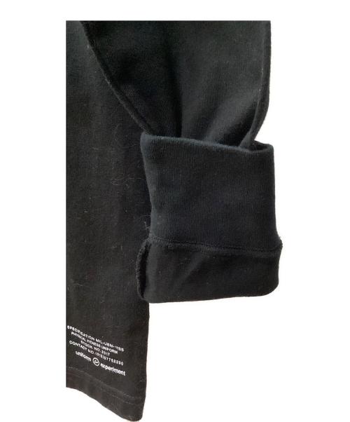 uniform experiment（ユニフォームエクスペリメント）uniform experiment (ユニフォームエクスペリメント) 長袖Tシャツ ブラック サイズ:2の古着・服飾アイテム