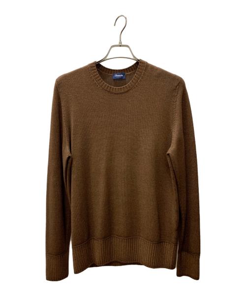 Drumohr（ドルモア）Drumohr (ドルモア) 厚手ニット ブラウン サイズ:48の古着・服飾アイテム