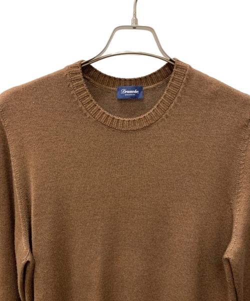 Drumohr（ドルモア）Drumohr (ドルモア) 厚手ニット ブラウン サイズ:48の古着・服飾アイテム