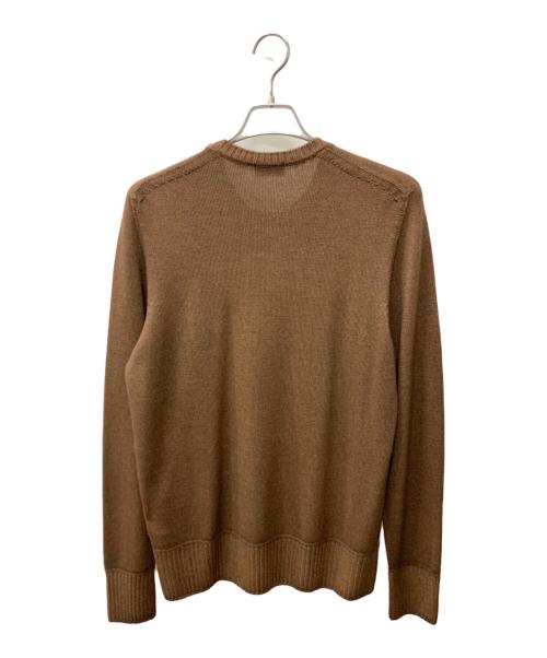Drumohr（ドルモア）Drumohr (ドルモア) 厚手ニット ブラウン サイズ:48の古着・服飾アイテム